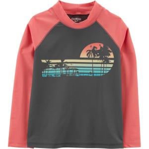 OSHKOSH B’GOSH Boys’ Rashguard(Pink Palm)
