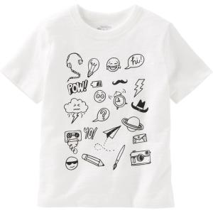 OSHKOSH B’GOSH Boys Short Sleeve Logo Tee(Multi Symbol)