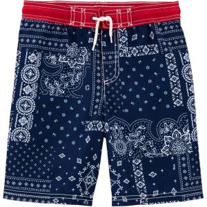OSHKOSH B’GOSH Boys’ Swim Trunks(Bandana Print)