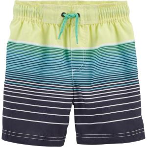OSHKOSH B’GOSH Boys’ Swim Trunks(Gradient Stripes)