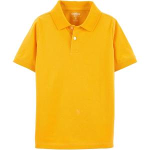 OSHKOSH B’GOSH Boys Uniform Short Sleeve Polo(Curry Up)