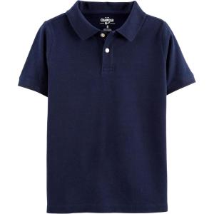 OSHKOSH B’GOSH Boys Uniform Short Sleeve Polo(Deep Navy)