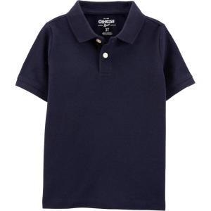 OSHKOSH B’GOSH Boys Uniform Short Sleeve Polo(Deep Navy Blue)