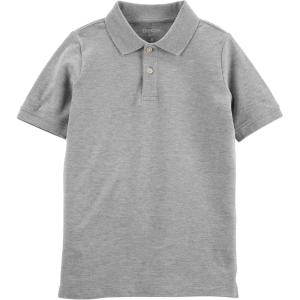 OSHKOSH B’GOSH Boys Uniform Short Sleeve Polo(Grey)