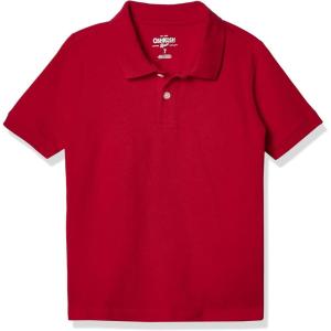 OSHKOSH B’GOSH Boys Uniform Short Sleeve Polo(Ruby)