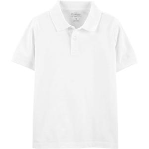 OSHKOSH B’GOSH Boys Uniform Short Sleeve Polo(White)