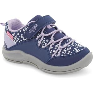 OSHKOSH B’GOSH Girls’ Cycla Sneakers(Navy/Lilac)