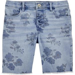 OSHKOSH B’GOSH Girls’ Denim Shorts(Floral)