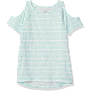 OSHKOSH B’GOSH Girls’ Fashion Top(Aqua Stripe)
