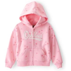OSHKOSH B’GOSH Girls’ Logo Hoodie(Pink Butterfly)