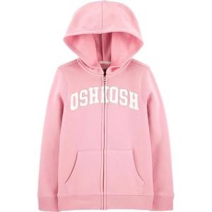 OSHKOSH B’GOSH Girls’ Logo Hoodie(Rosewood Pink)