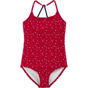 OSHKOSH B’GOSH Girls’ One-Piece Swimsuit(Bandana Red Stars)