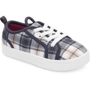 OSHKOSH B’GOSH Girl’s Syrup Slip-On Sneaker(Plaid)