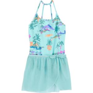 OSHKOSH B’GOSH Girls Two-Piece Swimwear(Tropical Vintage Print)