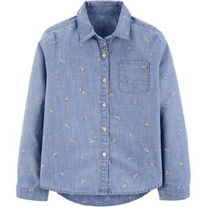 OSHKOSH B’GOSH Girls’ Woven Top(Barcelona Wash)