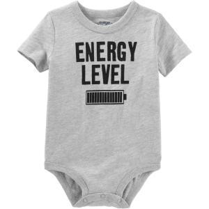 OSHKOSH B’GOSH baby-boys Bodysuit(Energy Level)