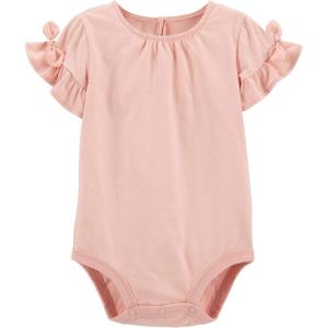 OSHKOSH B’GOSH baby-girls Short-sleeve Bodysuit(Fall Blush)