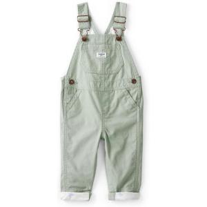 OSHKOSH B’GOSH baby-girls World’s Best Overalls(Green Canvas)