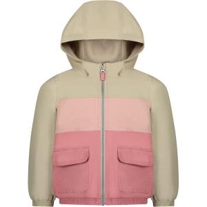 OSHKOSH B’GOSH girls Midweight Hooded Fashion Jacket Coat With Fleece Lining(Khaki)