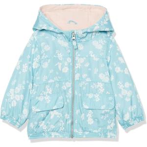 OSHKOSH B’GOSH girls Midweight Hooded Fashion Jacket Coat With Fleece Lining(Seafoam)