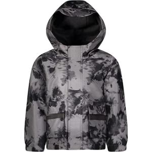 Osh Kosh Boys’ Little Jersey-Lined Lightweight Jacket(Black-grey)