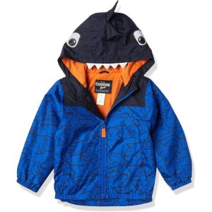 Osh Kosh Boys’ Little Jersey-Lined Lightweight Jacket(Blue)