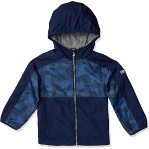Osh Kosh Boys’ Little Jersey-Lined Lightweight Jacket(Navy Camo)