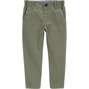 OshKosh B’Gosh Boys Slim Stretch Chino Pants(Olive)
