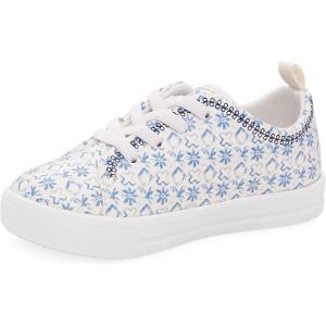 OshKosh B’Gosh Toddler and Little Girls Lola Casual Shoe(White/Blue)