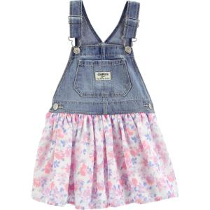 Oshkosh Girls World’s Best Overalls(Pink Floral Tulle Jumper)