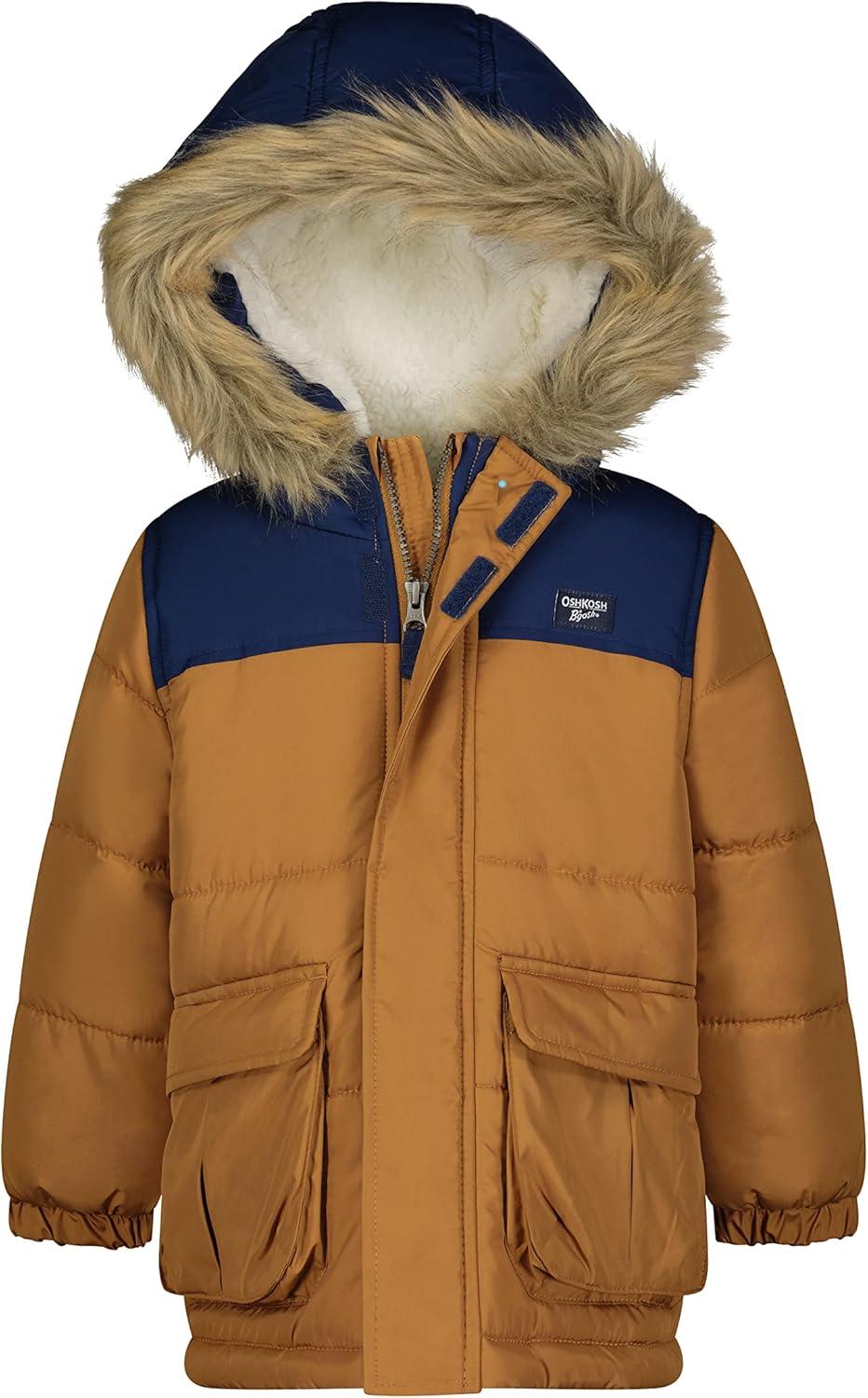 imageOshKosh BGosh boys Ski Jacket and Snowbib Snowsuit SetTan