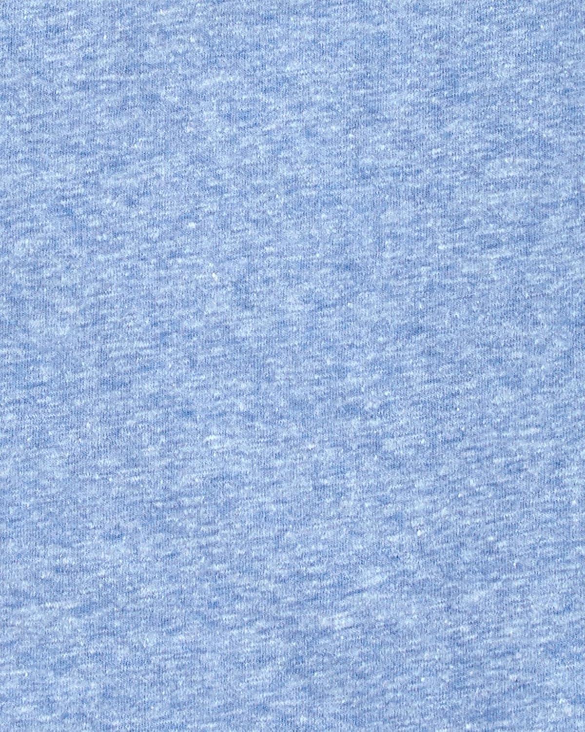 imageOSHKOSH BGOSH Boys Short Sleeve HenleyBlue Snow Solid