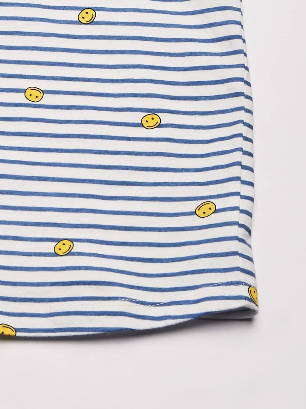 imageOSHKOSH BGOSH Boys Short Sleeve HenleySmiley Stripe