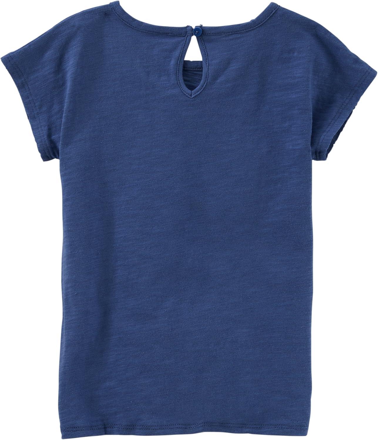 imageOSHKOSH BGOSH Girls ShortSleeve Knit TunicMystic Navy