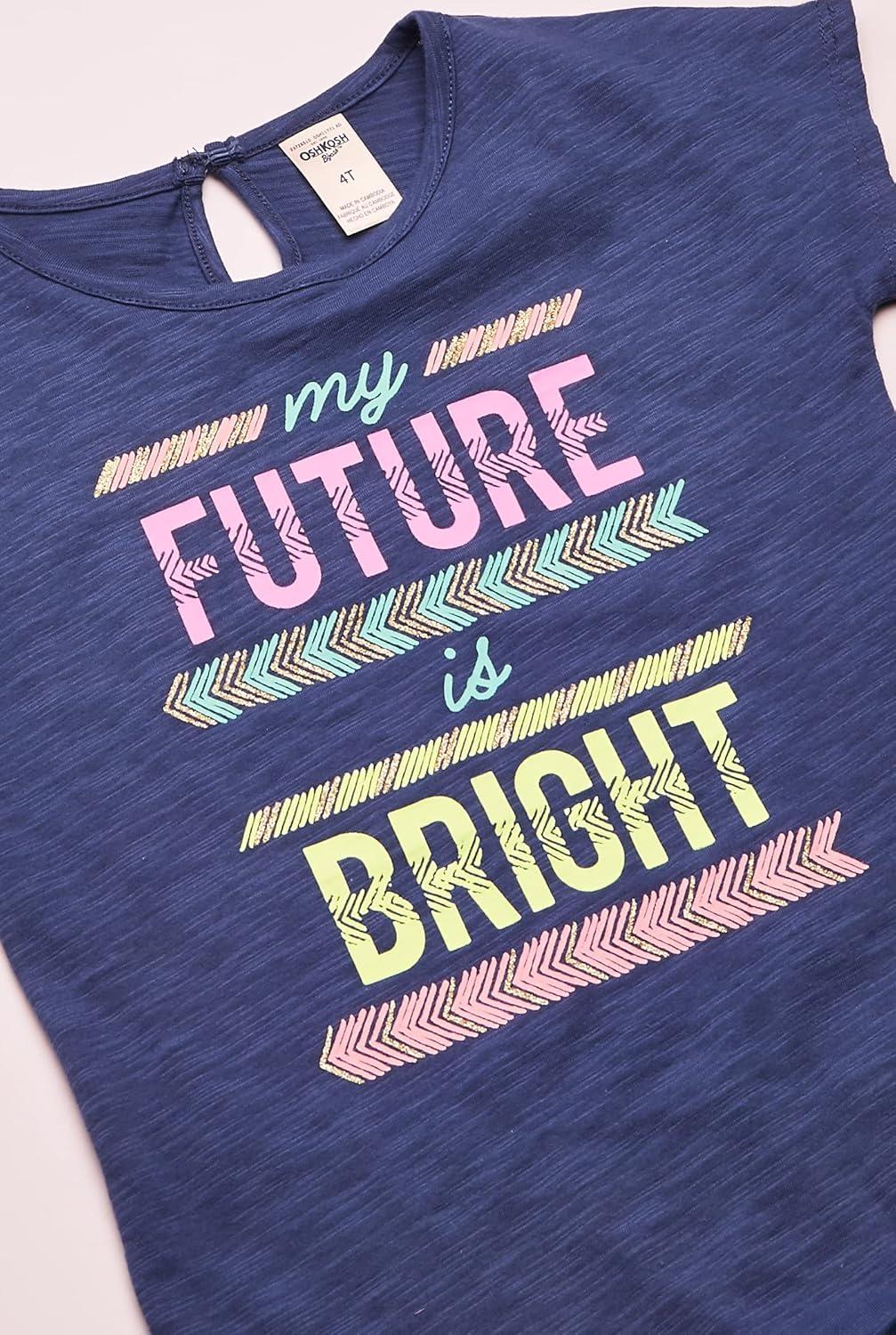 imageOSHKOSH BGOSH Girls ShortSleeve Knit TunicMystic Navy