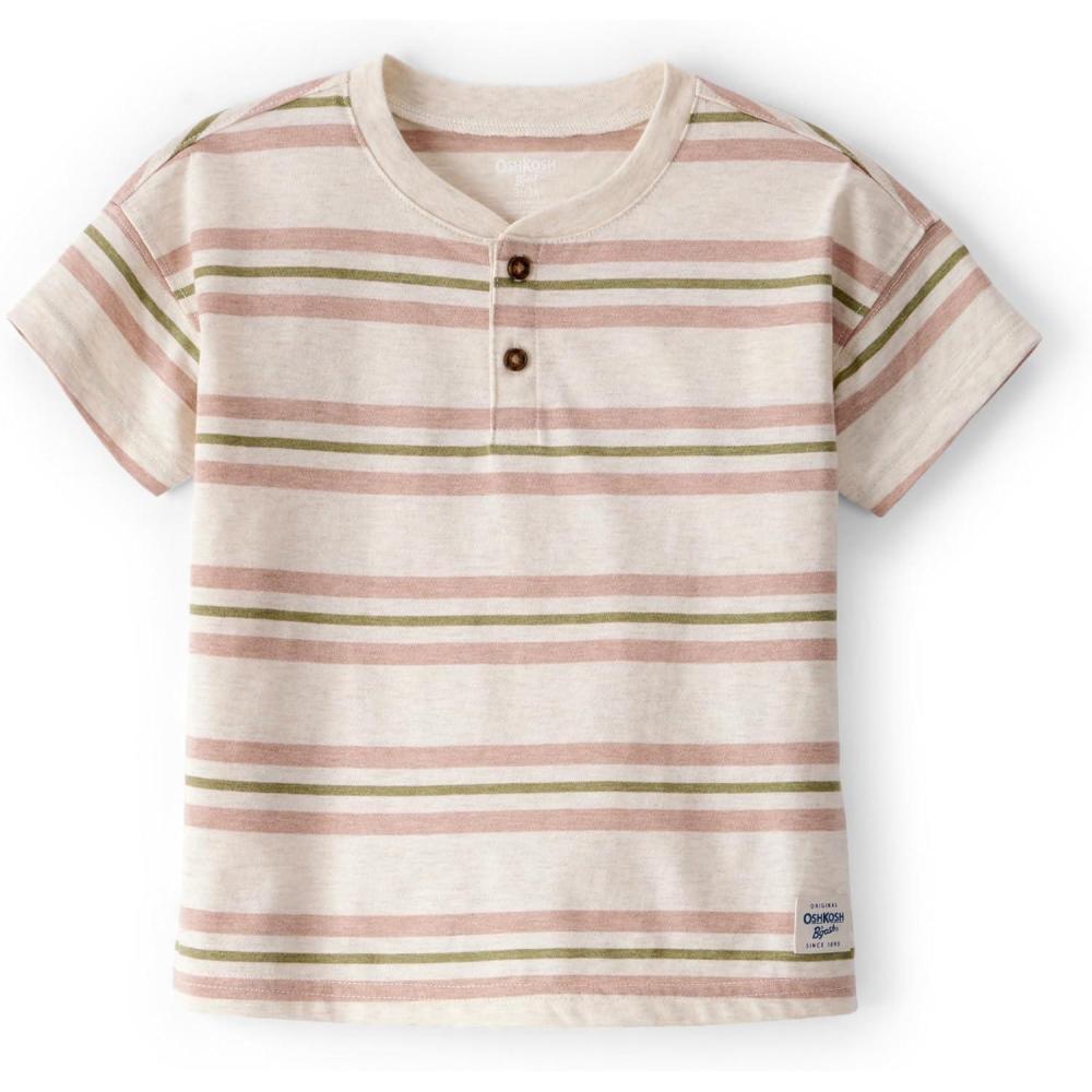 imageOSHKOSH BGOSH Boys Short Sleeve HenleyYellow