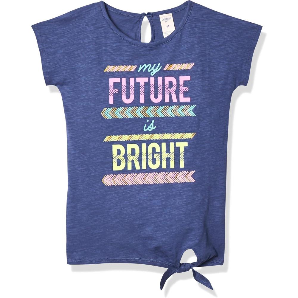 imageOSHKOSH BGOSH Girls ShortSleeve Knit TunicMystic Navy