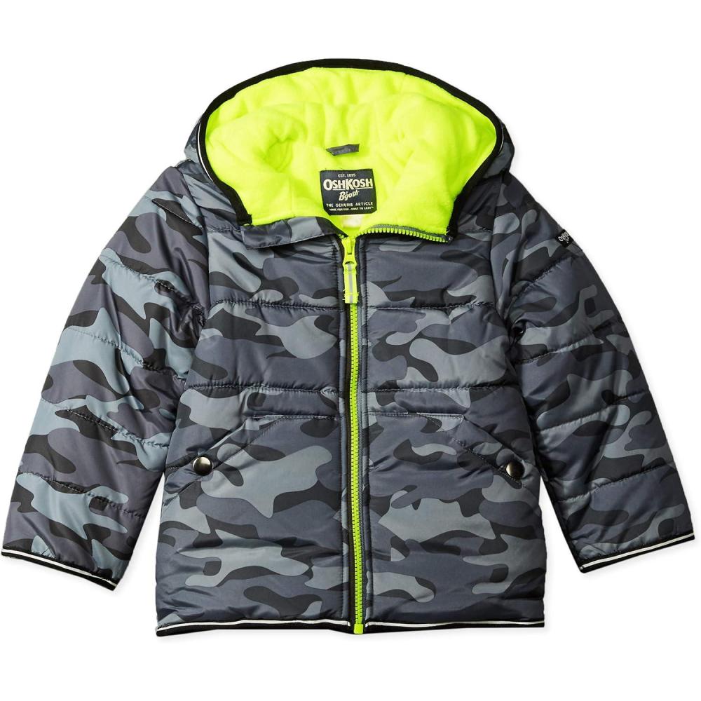 imageOshKosh BGosh Boys Perfect Heavyweight Jacket CoatGrey Camo
