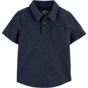 OSHKOSH B’GOSH Boys Short Sleeve Polo(Deep Navy)