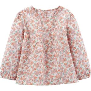 OSHKOSH B’GOSH girls Long-sleeve Fashion Top(Floral Ditzy)