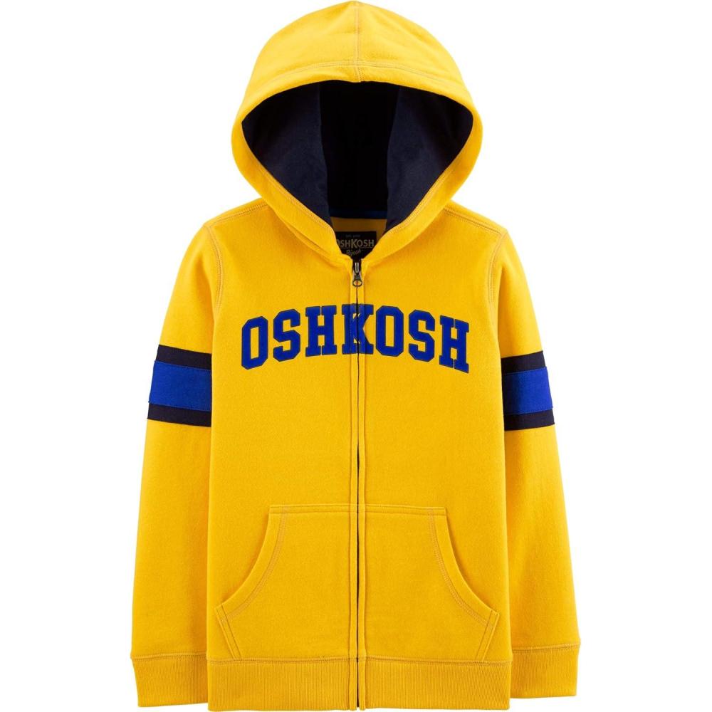 imageOshKosh BGosh Boys Full Zip Logo HoodieCurryupNavyBlue