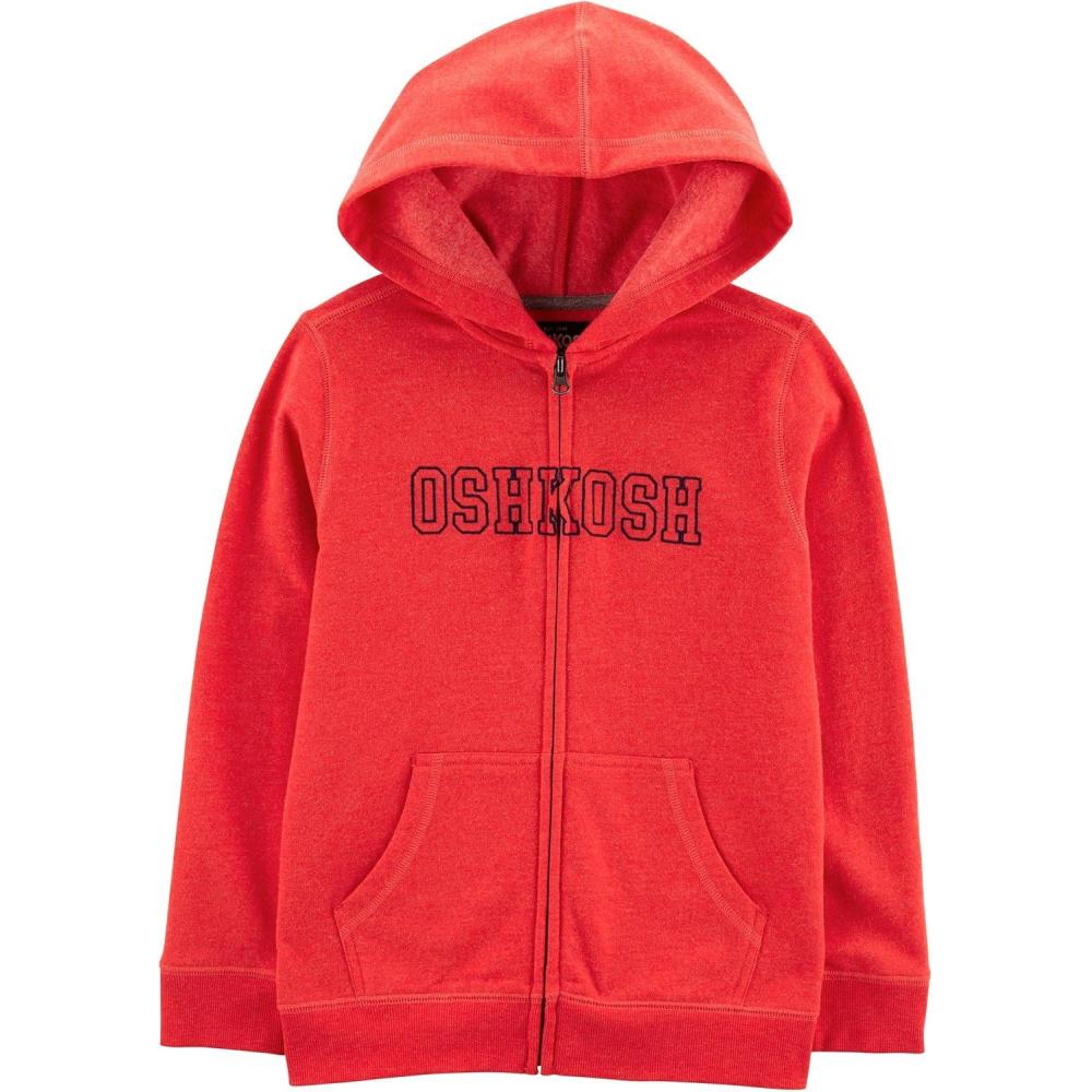 imageOshKosh BGosh Boys Full Zip Logo HoodieJourney Red