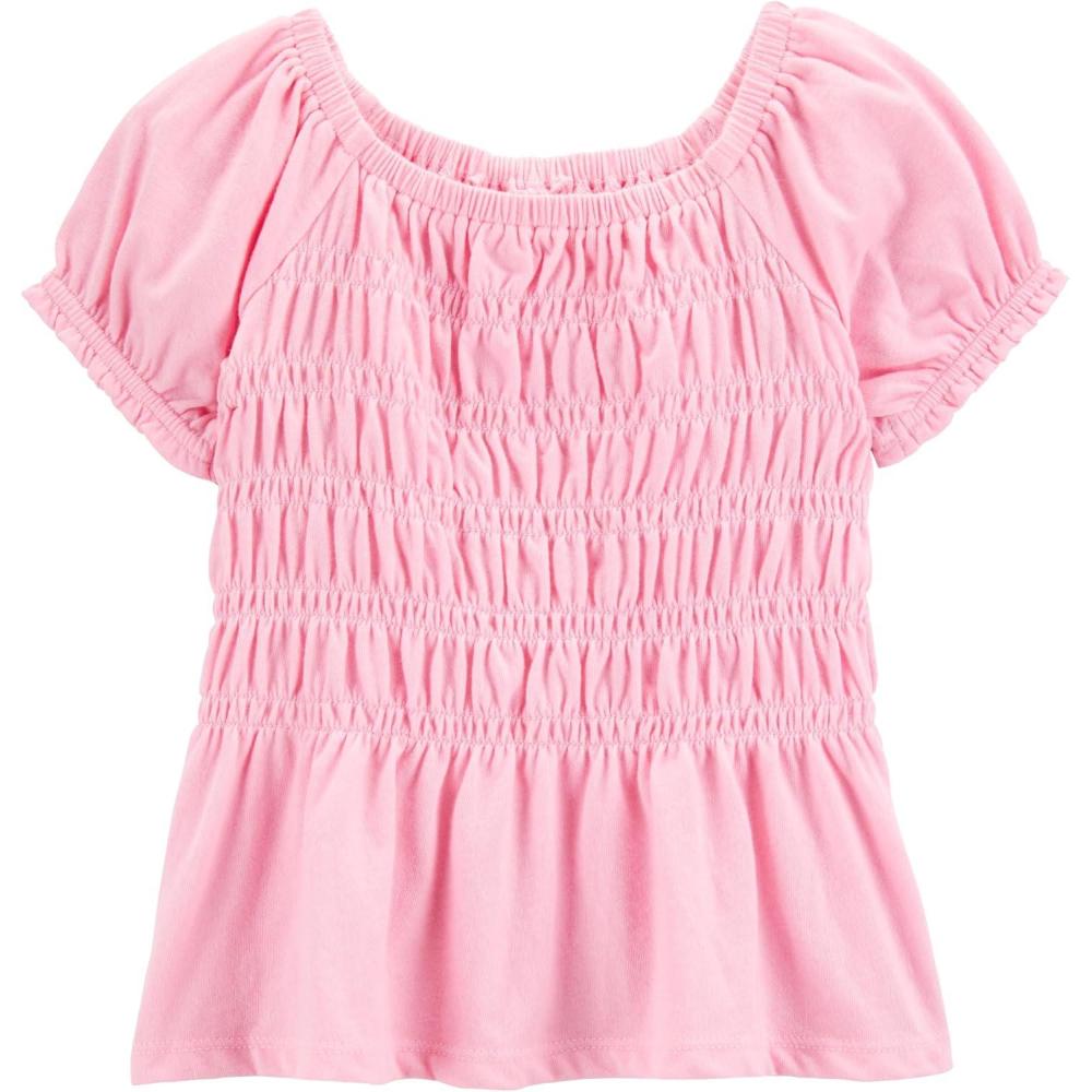 imageOshKosh BGosh Girls Fashion TopPink Smocked