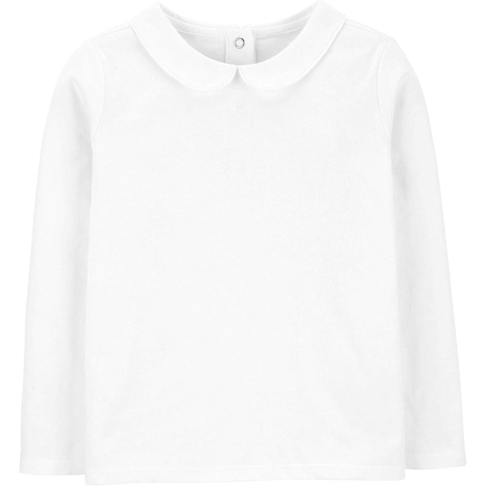 imageOshKosh BGosh Girls Fashion TopWhite Collared Solid