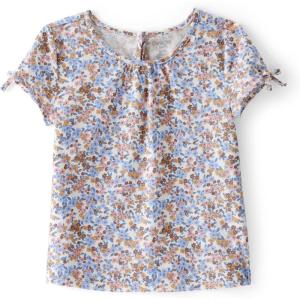 OshKosh B’Gosh Girls Fashion Top(Brown and Blue Floral)