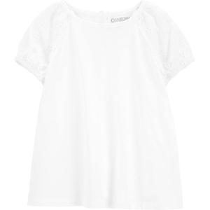 OshKosh B’Gosh Girls Fashion Top(Eyelet Ivory)