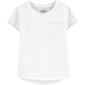 OshKosh B’Gosh Girls Fashion Top(White Solid)