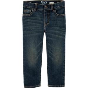 Osh Kosh Boys’ Straight Jeans(Faded Dark Wash)