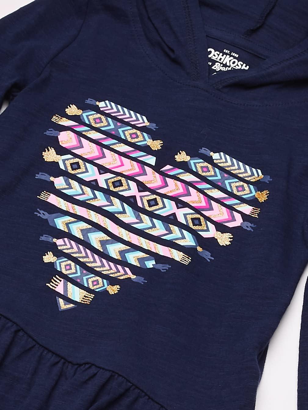 imageOSHKOSH BGOSH Girls Sequin Pullover HoodieNy Navy