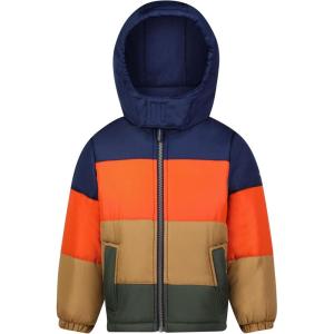 Osh Kosh B’Gosh Boys Heavyweight Puffer Coat Winter Jacket(Orange)